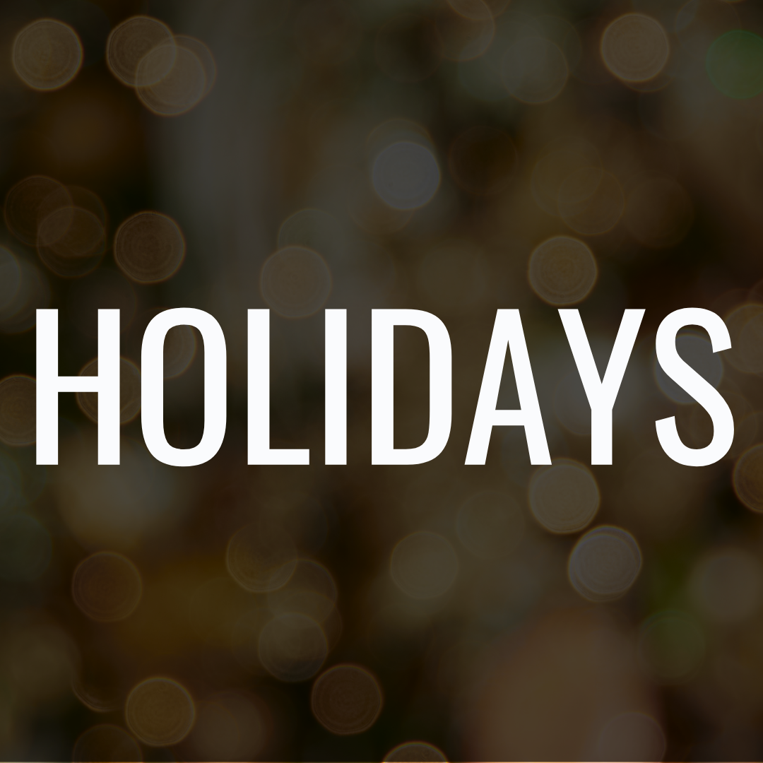 Holidays