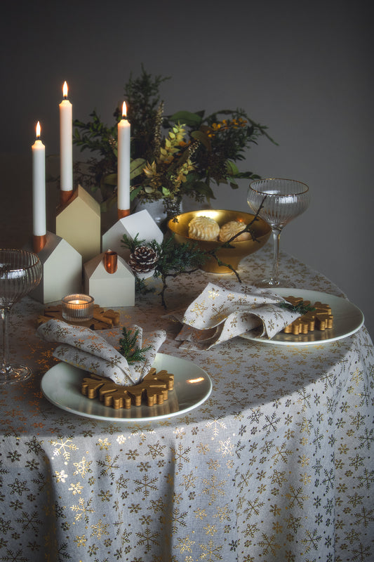 Tablecloth SHINING SNOWFLAKES