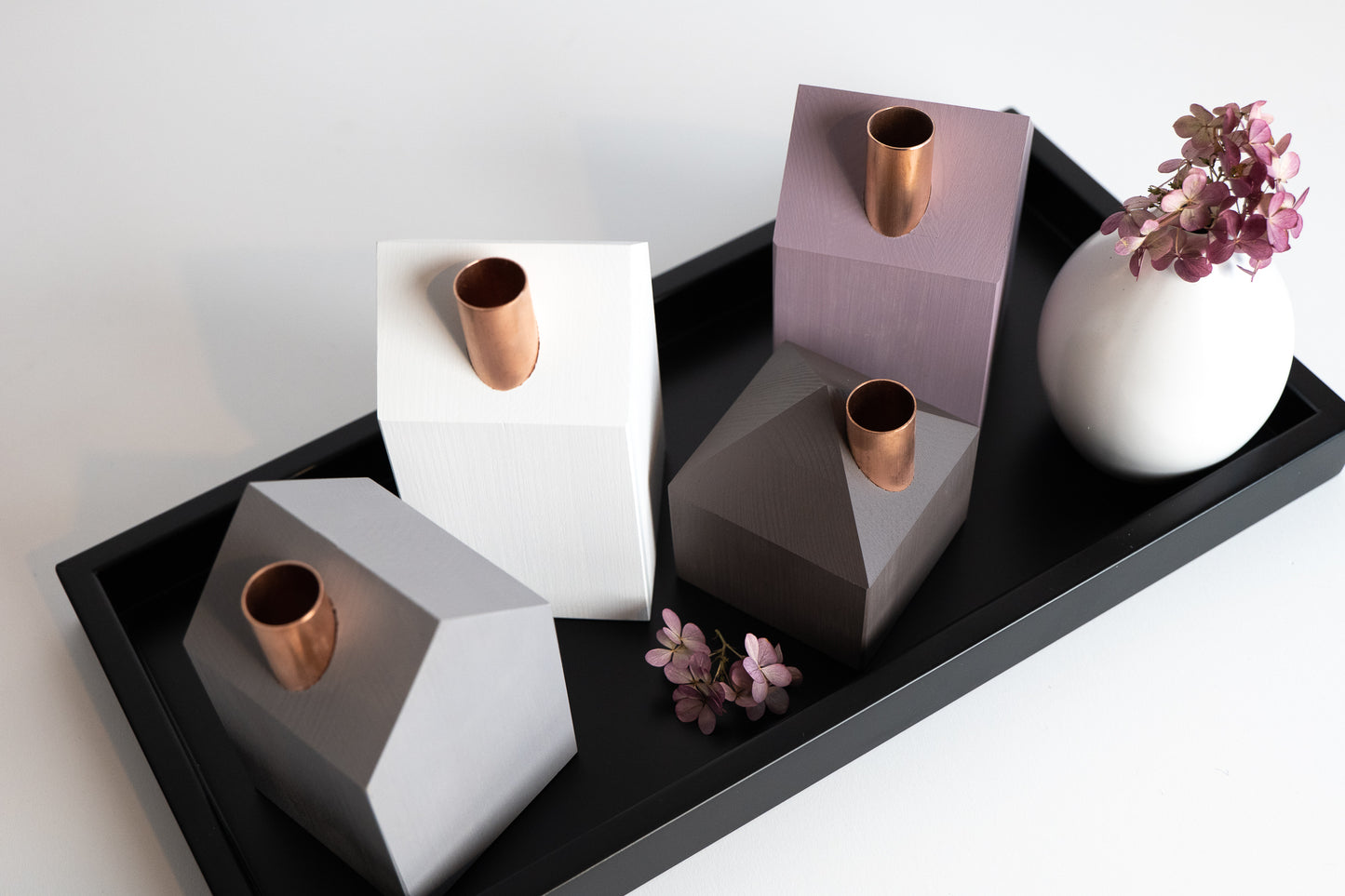 Moderns Advent wreath CHOCOLATE AND PLUM