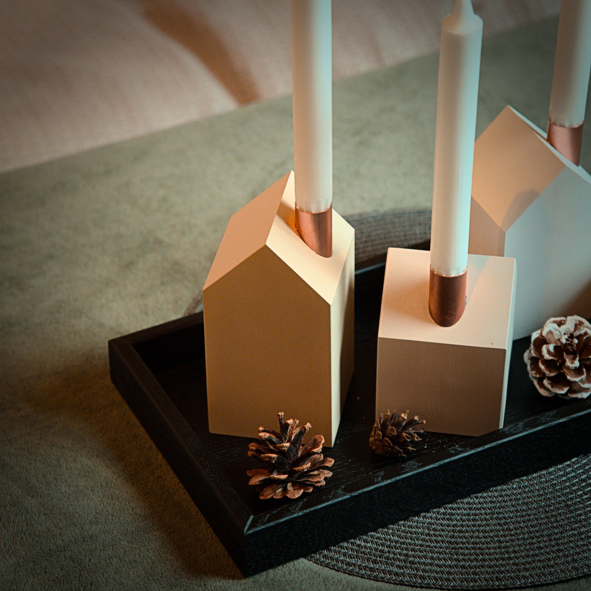 Modern Advent wreath GLOW
