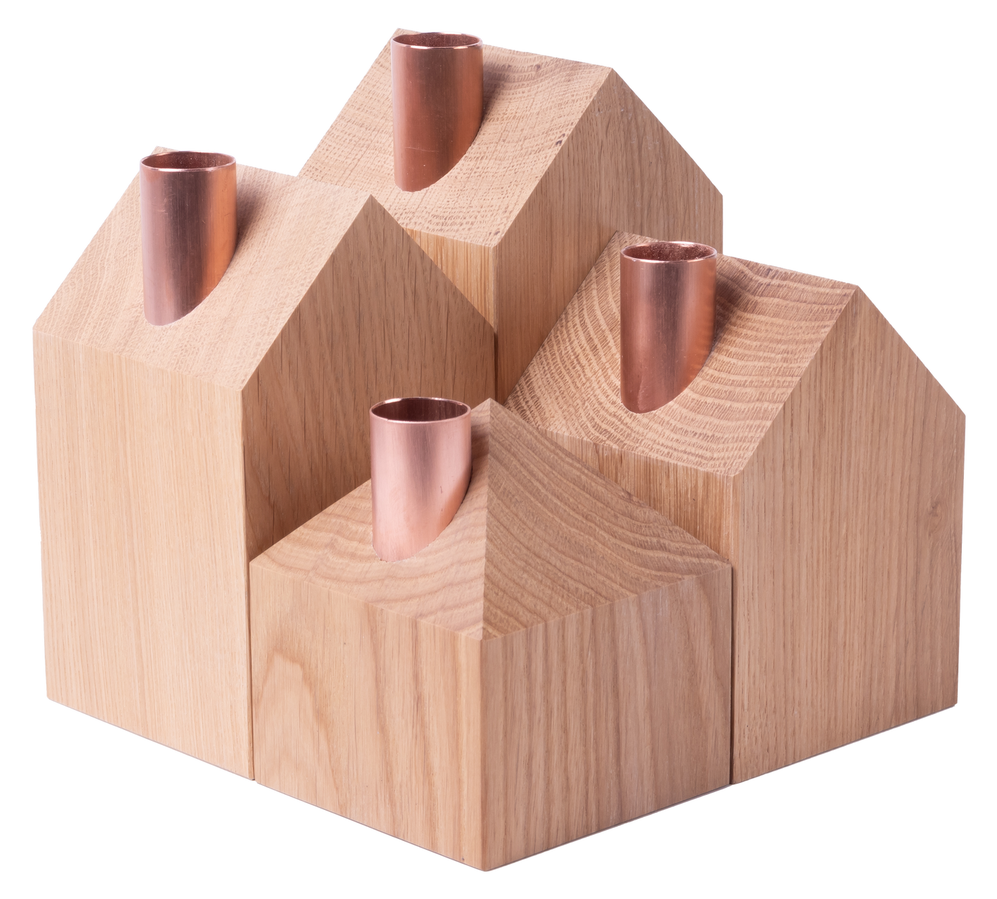 Moderns Advent wreath RUSTIC OAK