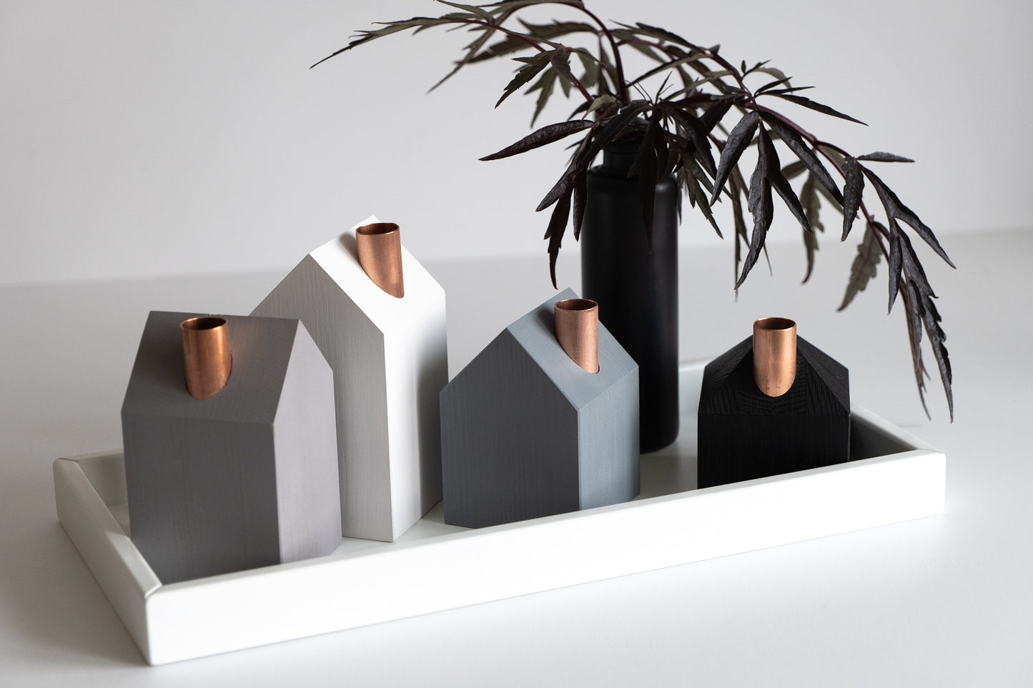 Moderns Advent wreath STONE