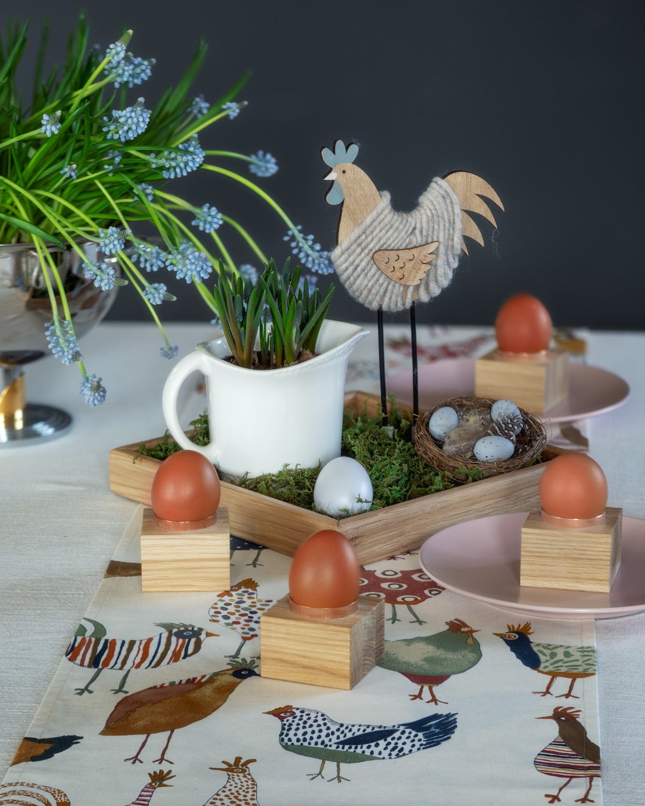 Wooden Egg Holder Set of 4