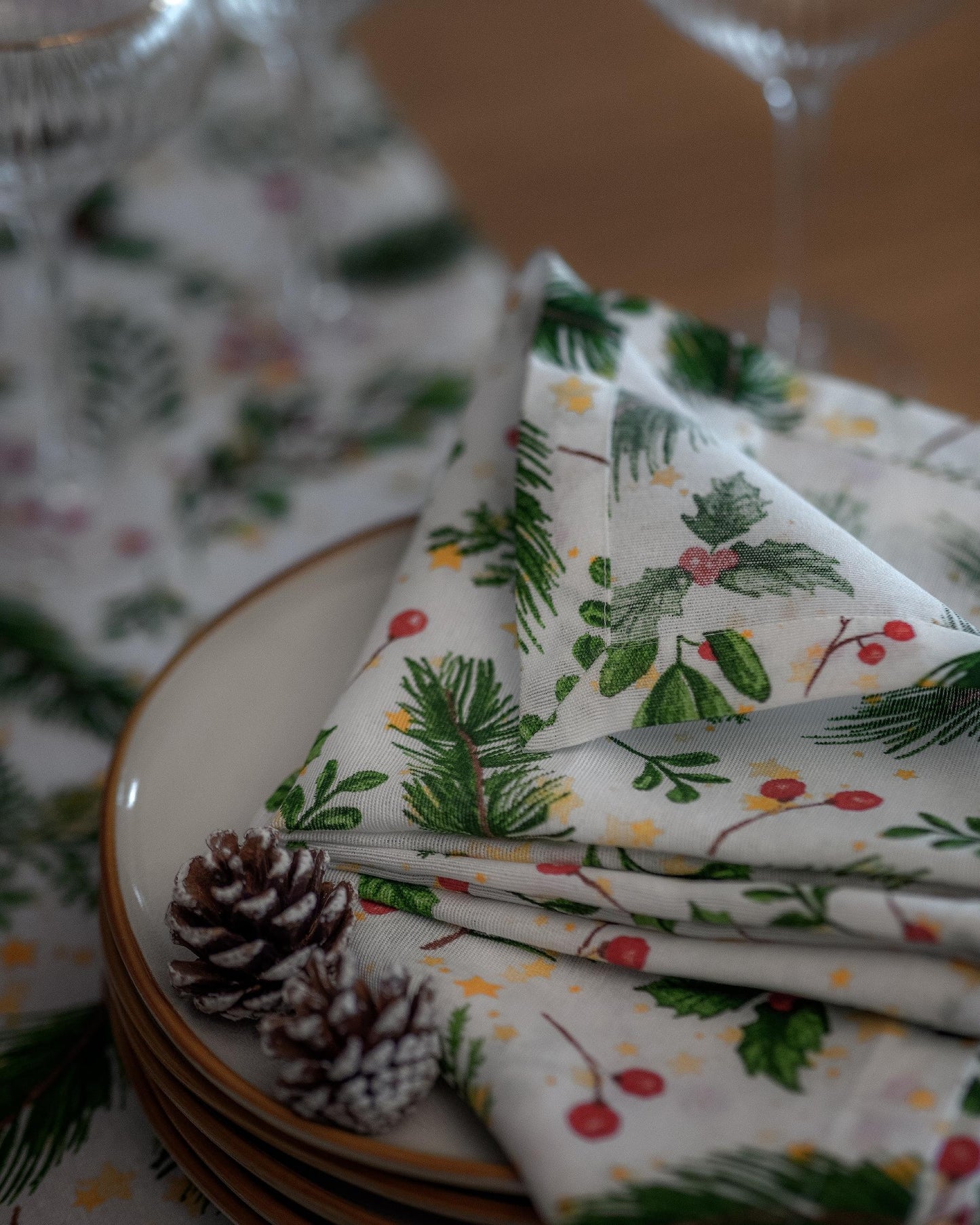 Napkin set BRIGHT CHRISTMAS