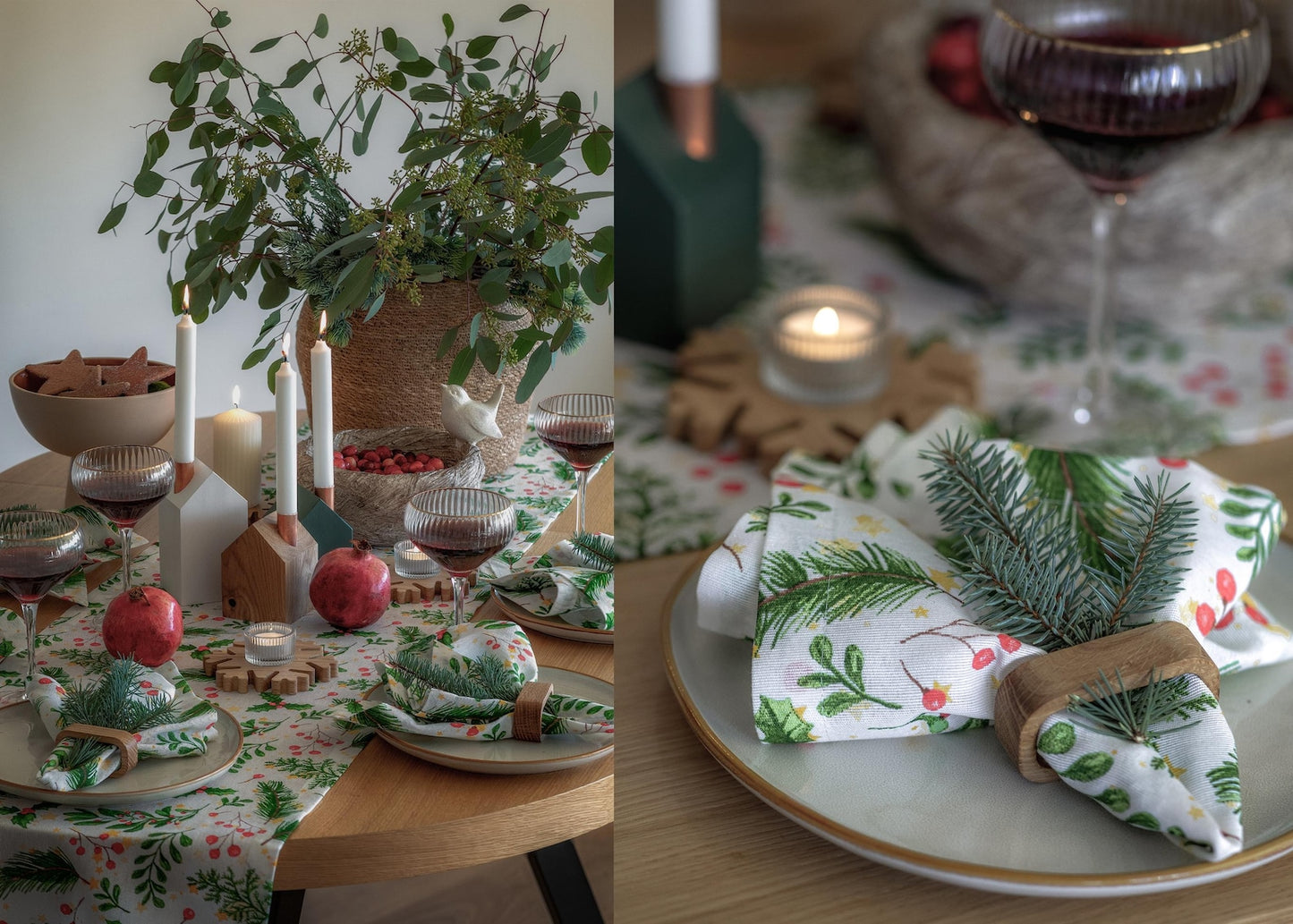 Napkin set BRIGHT CHRISTMAS