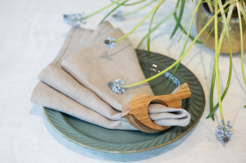 EASTER EGG CUP & NAPKIN RING SET OF 5