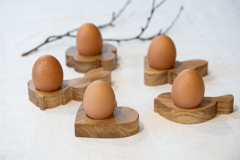 EASTER EGG CUP & NAPKIN RING SET OF 5