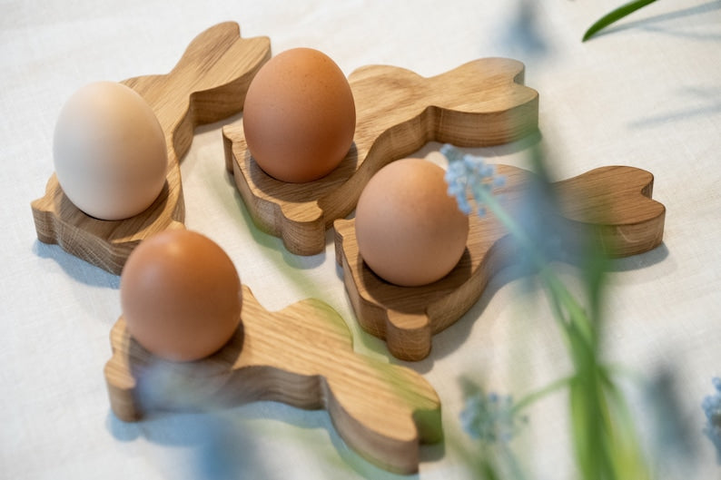 EASTER EGG CUP & NAPKIN RING SET OF 5