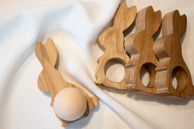 EASTER EGG CUP & NAPKIN RING SET OF 5