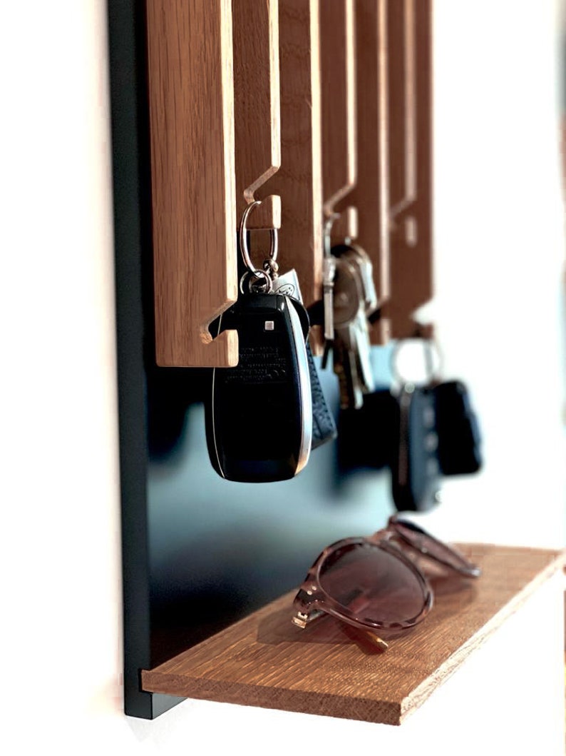 Modern Entryway Key holder with 2 shelves