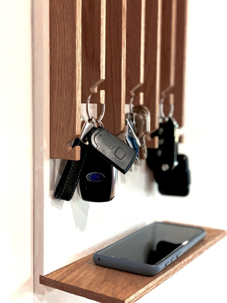 Modern Entryway Key holder with 2 shelves