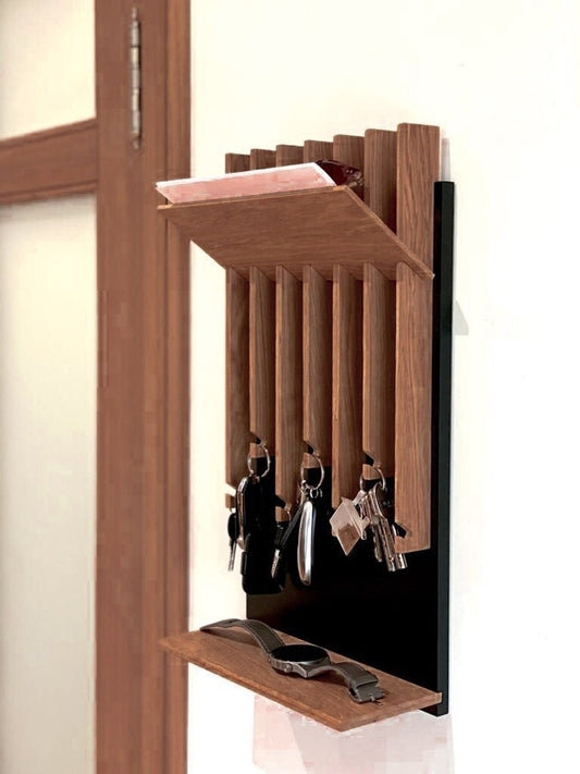 Modern Entryway Key holder with 2 shelves