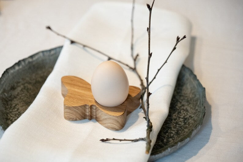 EASTER EGG CUP & NAPKIN RING SET OF 5