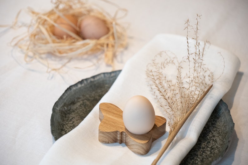 EASTER EGG CUP & NAPKIN RING SET OF 5