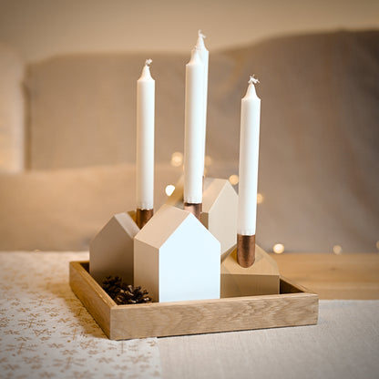 Modern Advent wreath GLOW
