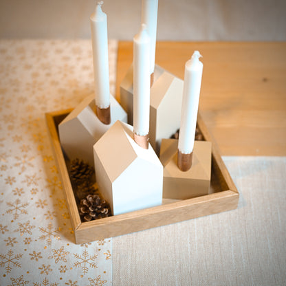 Modern Advent wreath GLOW