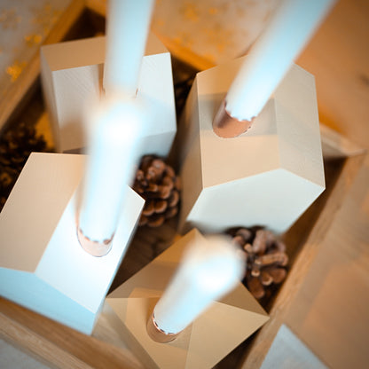 Modern Advent wreath GLOW