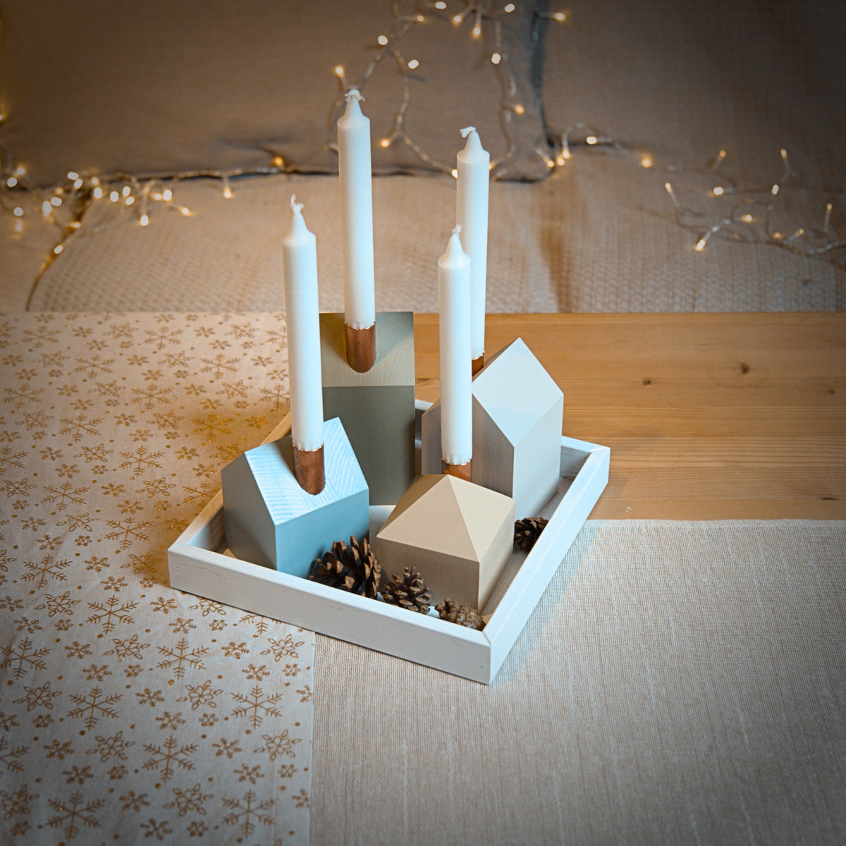 Modern Advent wreath BALTIC COAST