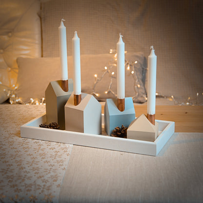 Modern Advent wreath BALTIC COAST