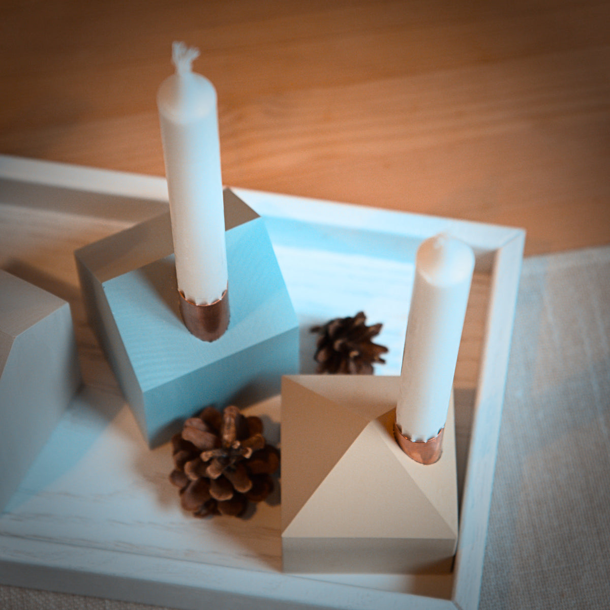 Modern Advent wreath BALTIC COAST