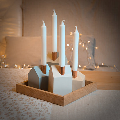 Modern Advent wreath BALTIC COAST