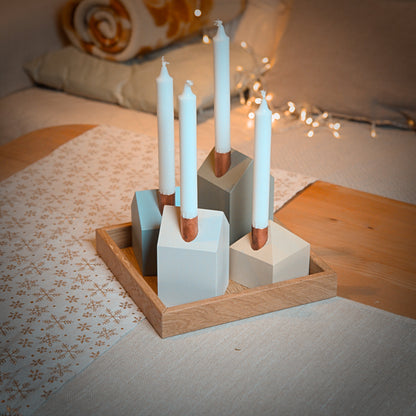 Modern Advent wreath BALTIC COAST