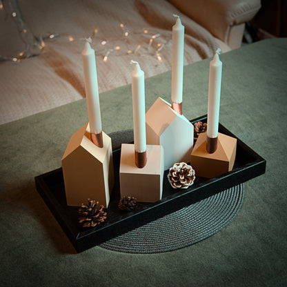 Modern Advent wreath GLOW
