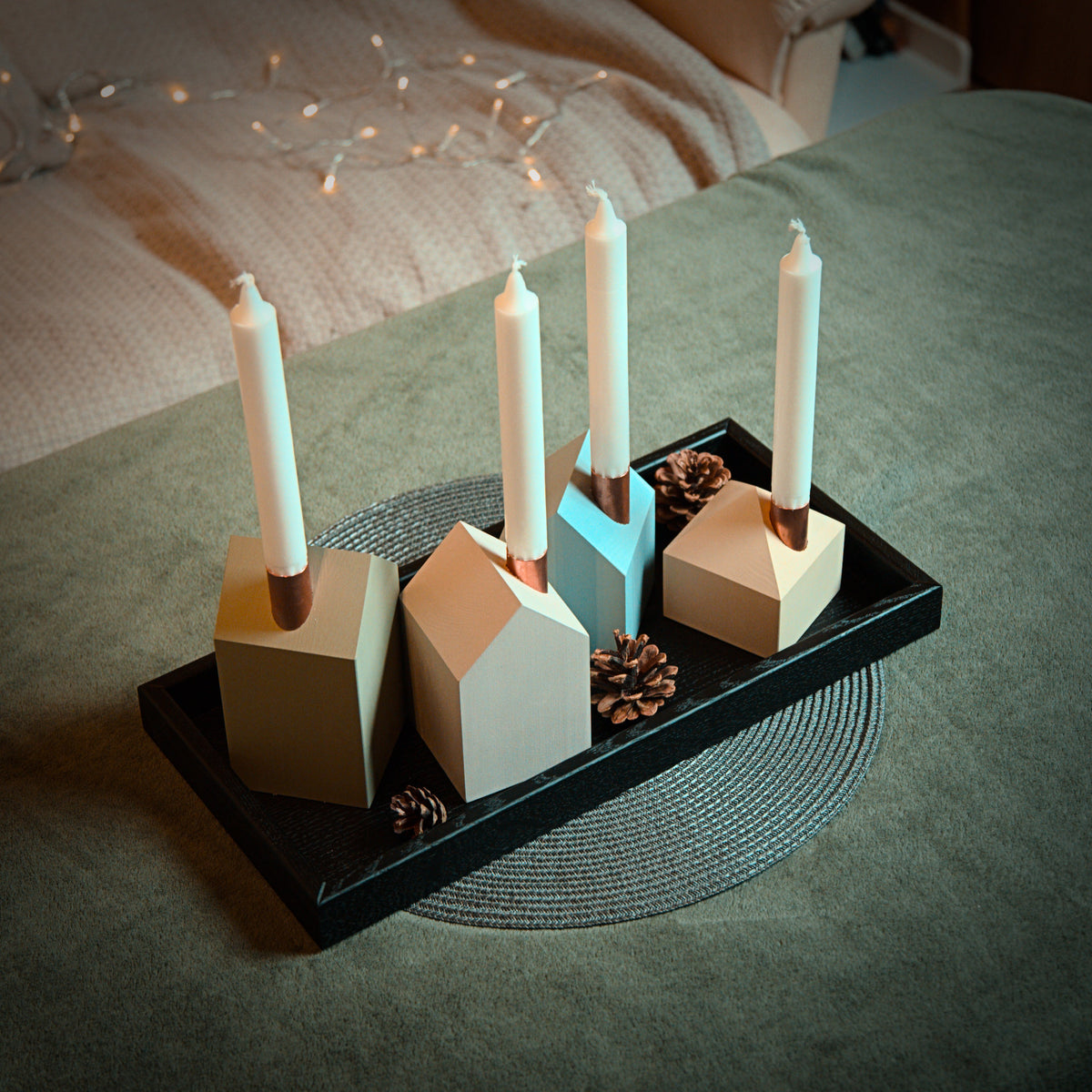 Modern Advent wreath BALTIC COAST