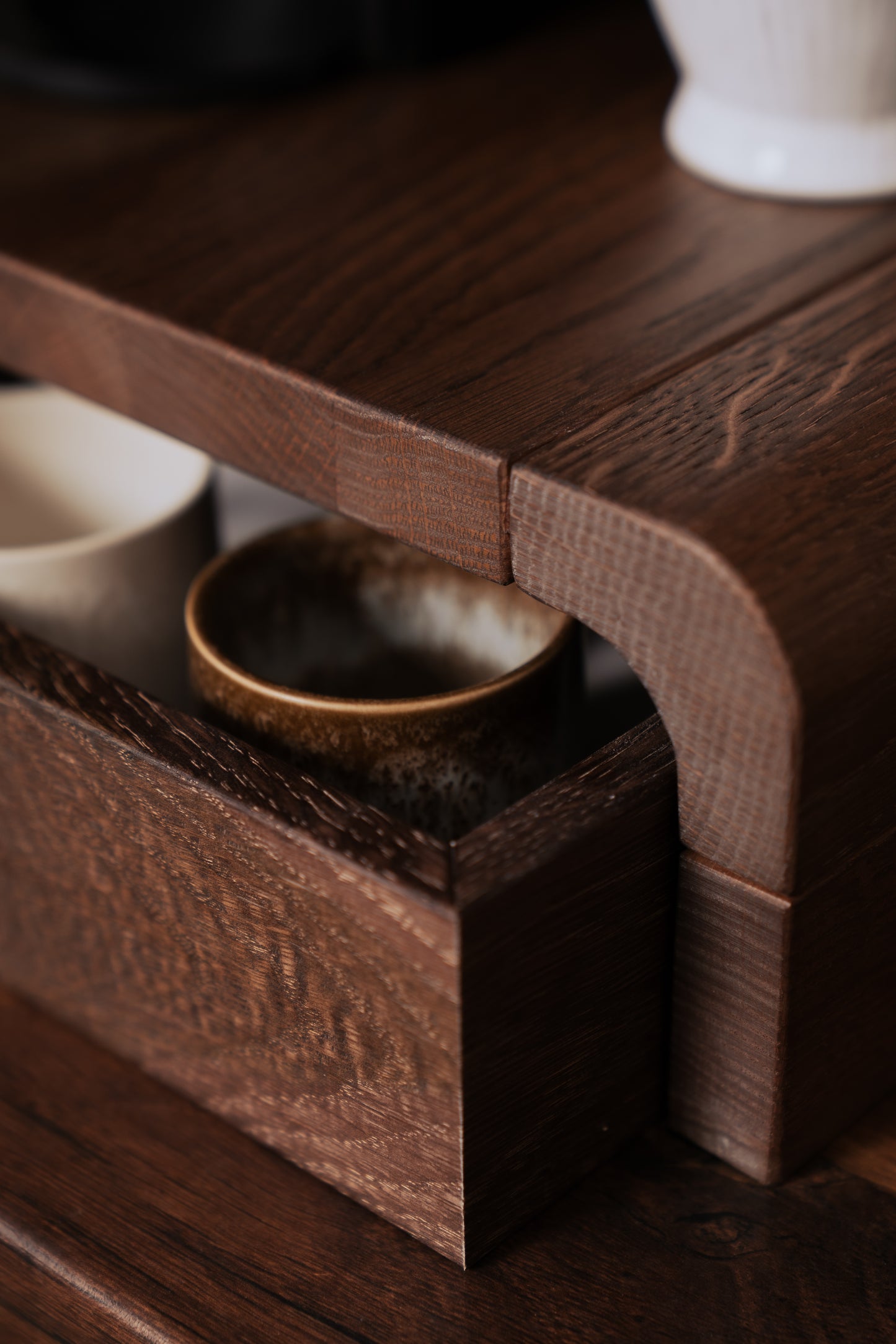 Long Coffee & Tea Organizer Stand