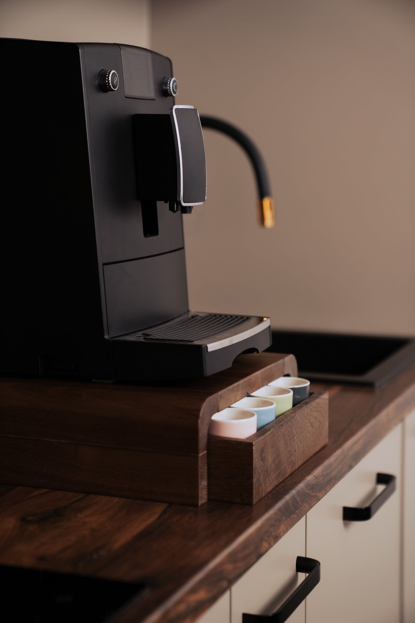 Long Coffee & Tea Organizer Stand