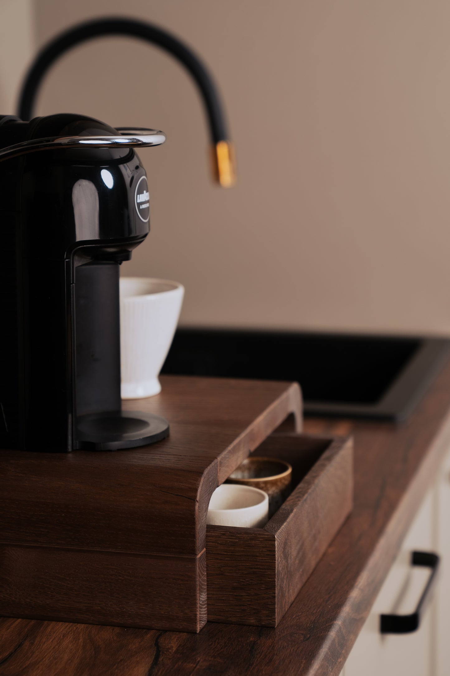 Long Coffee & Tea Organizer Stand