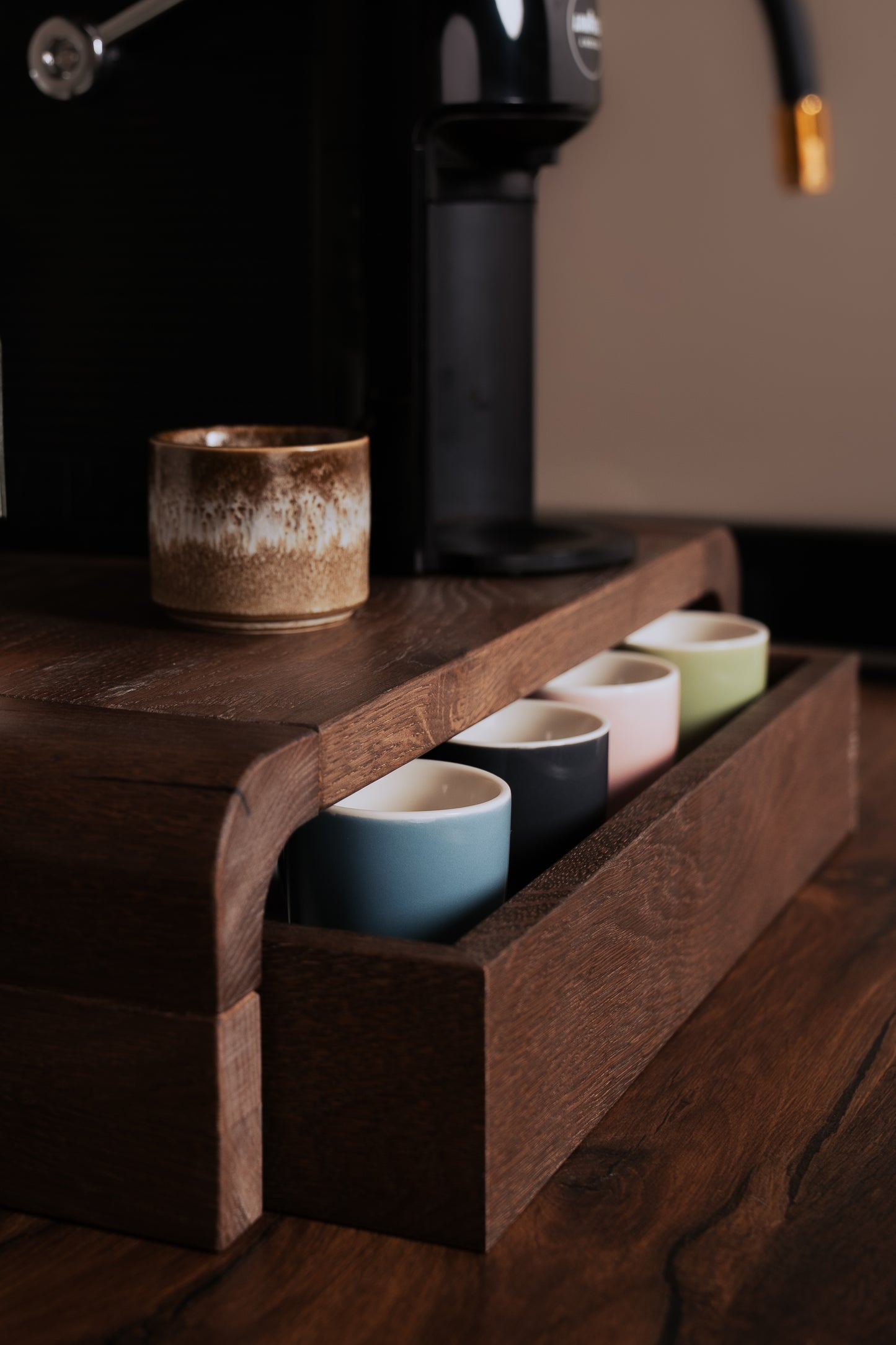 Wide Coffee & Tea Organizer Stand