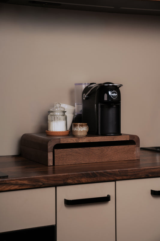 Wide Coffee & Tea Organizer Stand