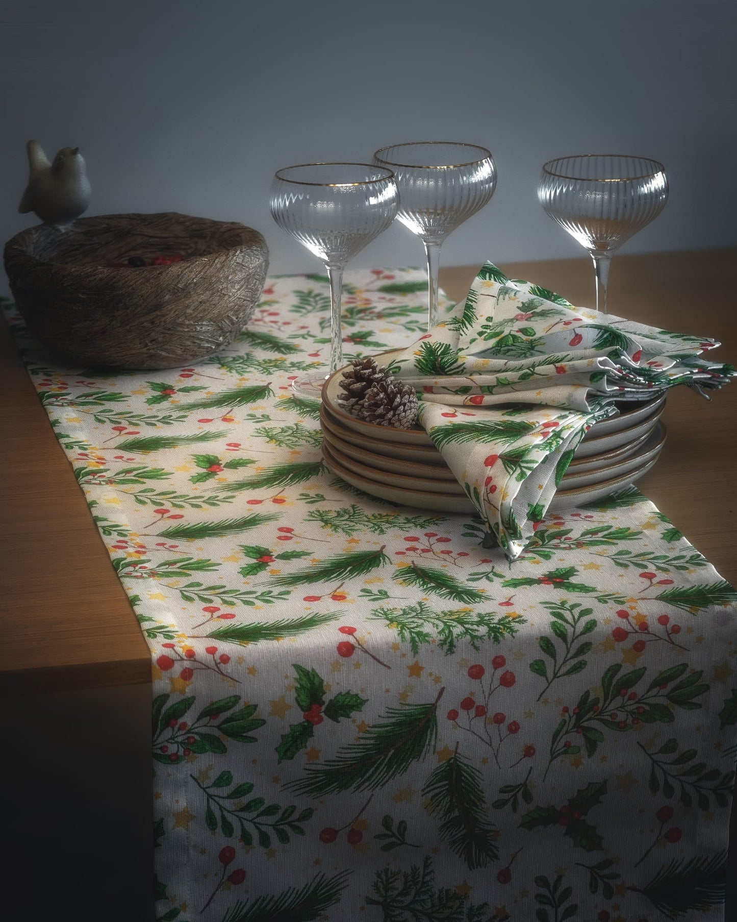 Table runner BRIGHT CHRISTMAS