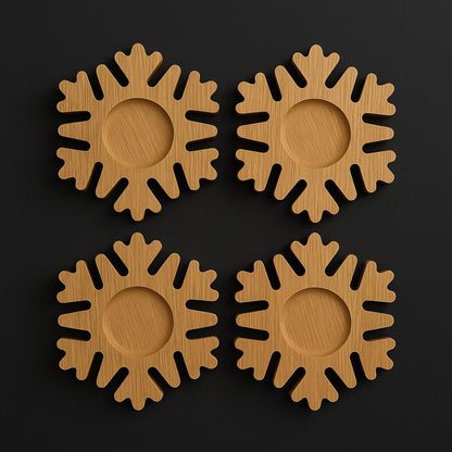 Oak Snowflake Holder Ready Gift Set